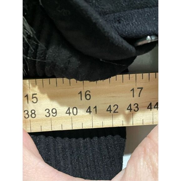 NWOT BCBGMAXAZRIA Faux Fur Dimitri Jacket in Dark Fatigue Combo - Picture 7 of 14